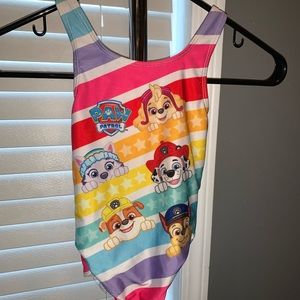 Girls 5T paw patrol swimsuit